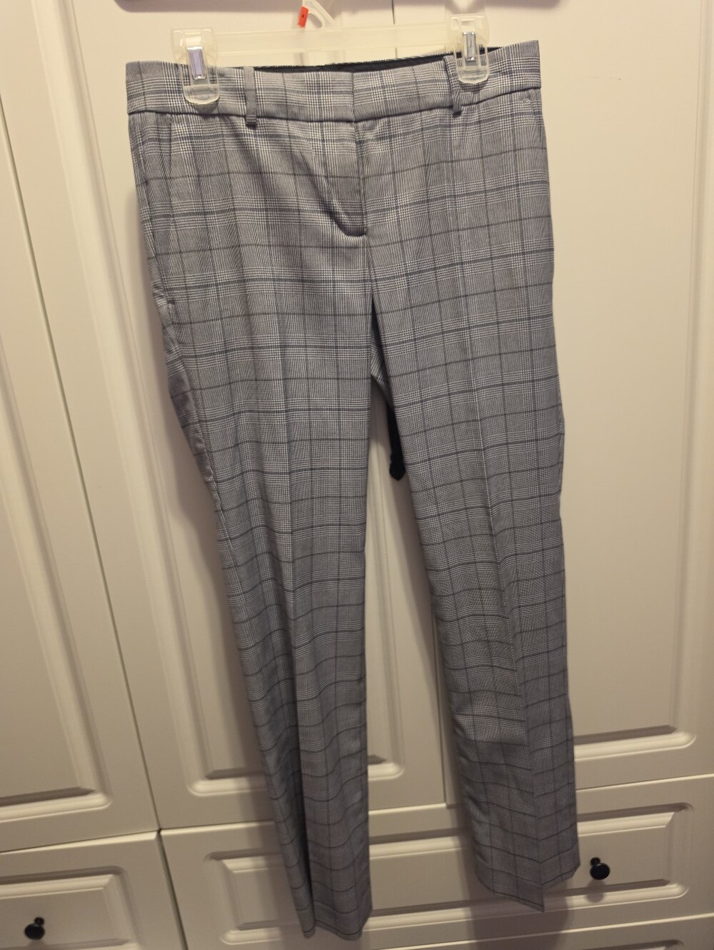 Women’s Plaid Trousers - Gray Glen Check